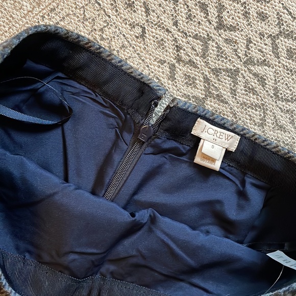 J. Crew Classic Houndstooth Lined Skirt ~ Size 0 - Picture 3 of 8